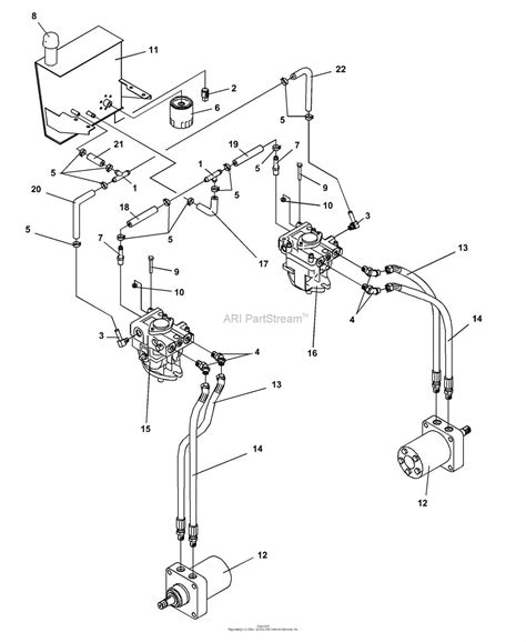 drive skid steer hoses|bobcat 743 hydraulic hose diagram.